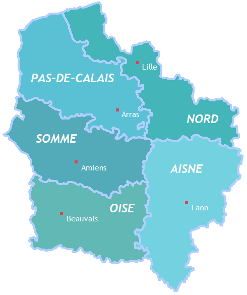 carte hauts-de-france