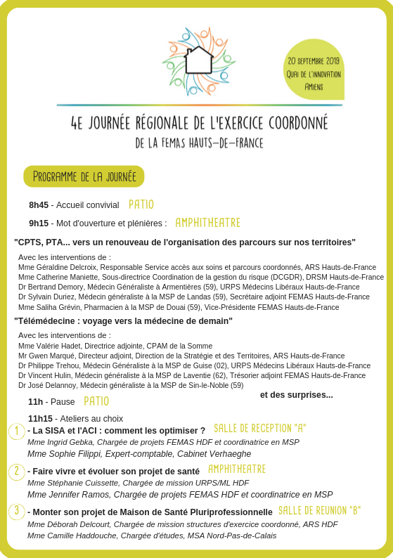 Programme journée FEMAS 2019