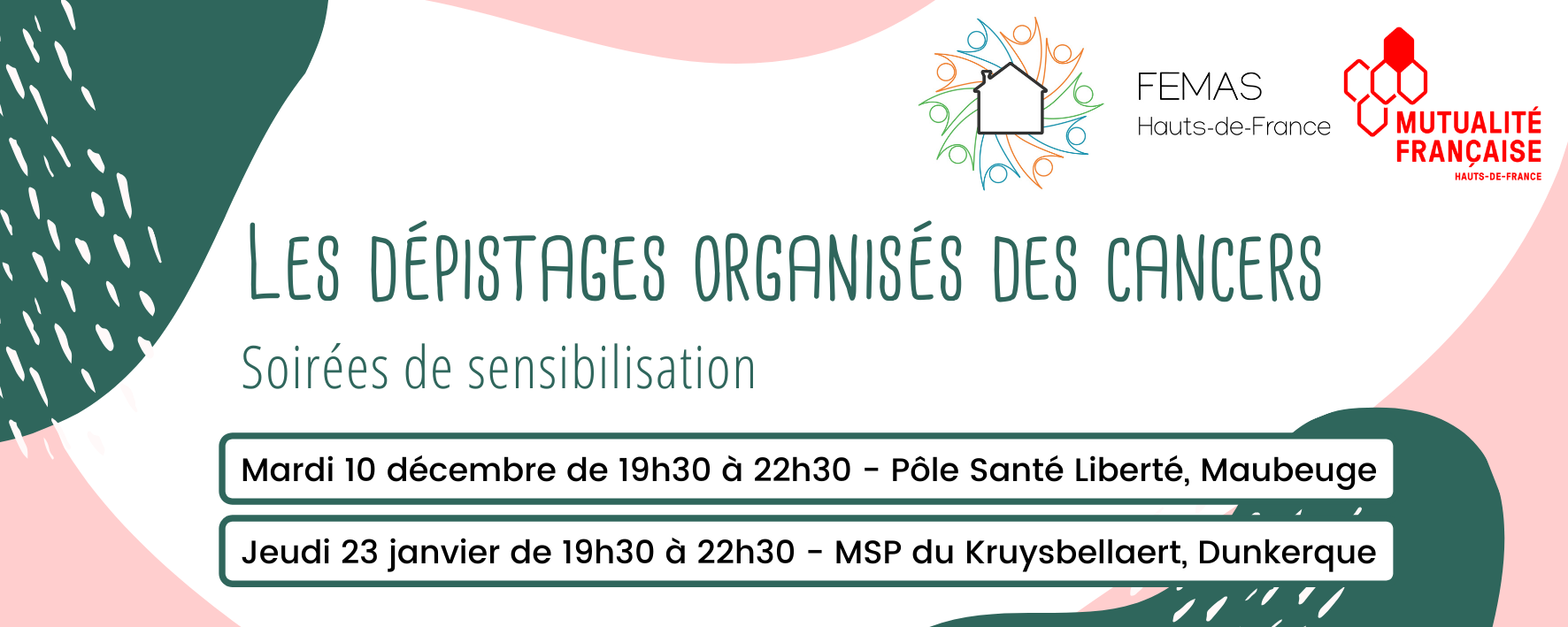 Lire la suite à propos de l’article Soirées de sensibilisation aux dépistages organisés des cancers