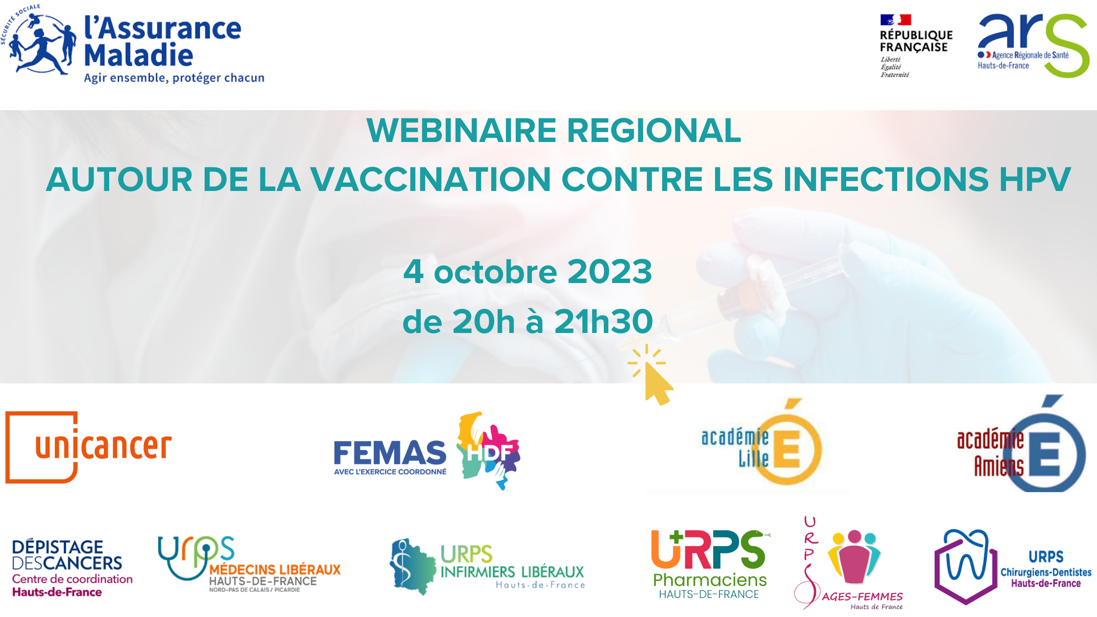 Lire la suite à propos de l’article Webinaire régional vaccination HPV