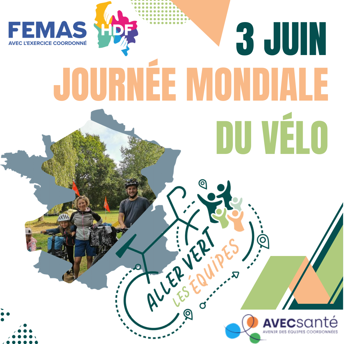Lire la suite à propos de l’article Journée mondiale du vélo: En selle pour la planète et à la découverte des maisons de santé pluriprofessionnelles : le défi fou de Sylvain Fonte