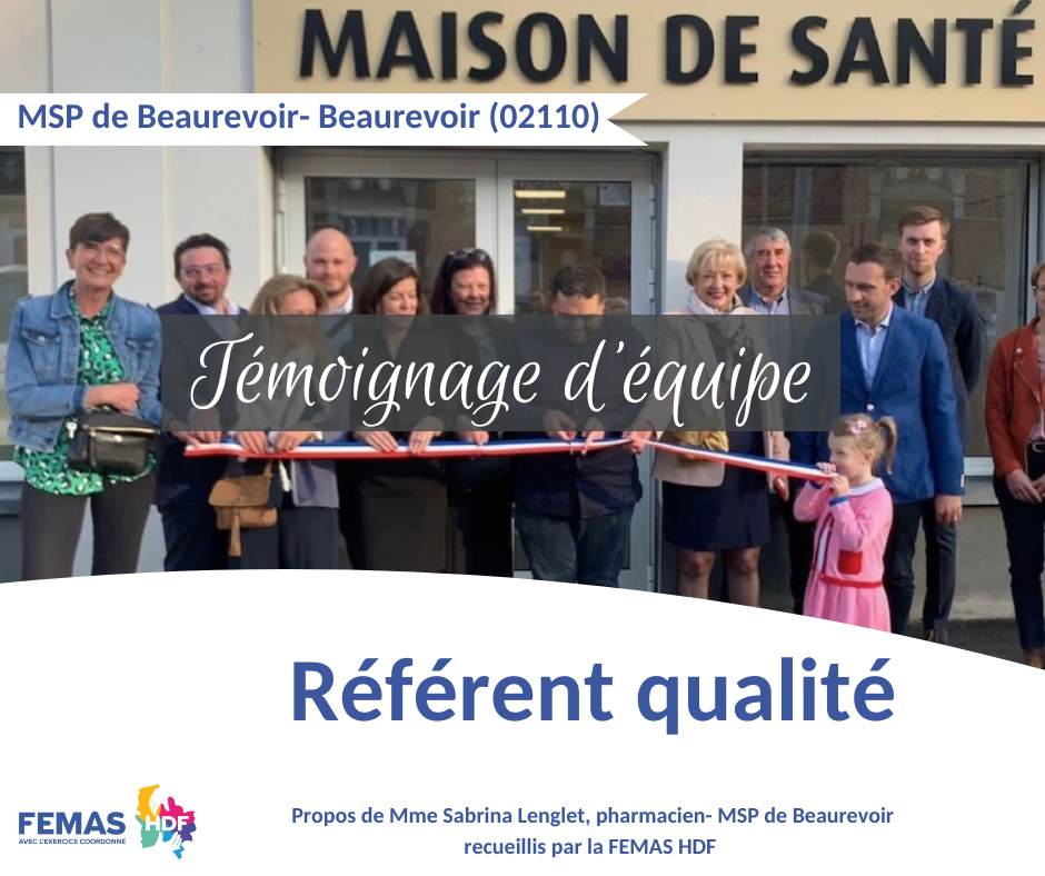 Lire la suite à propos de l’article Améliorer la prise en charge des patients en MSP : le rôle crucial de la pharmacienne référente qualité