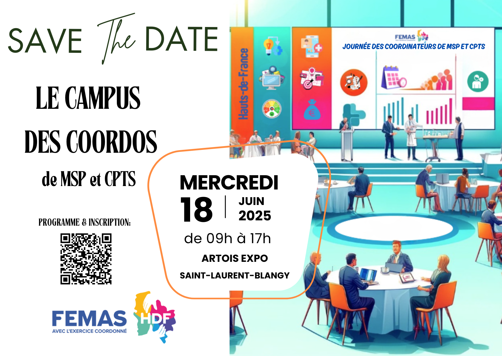 Lire la suite à propos de l’article Campus des Coordos : Une journée régionale dédiée aux coordinateurs de MSP et CPTS.