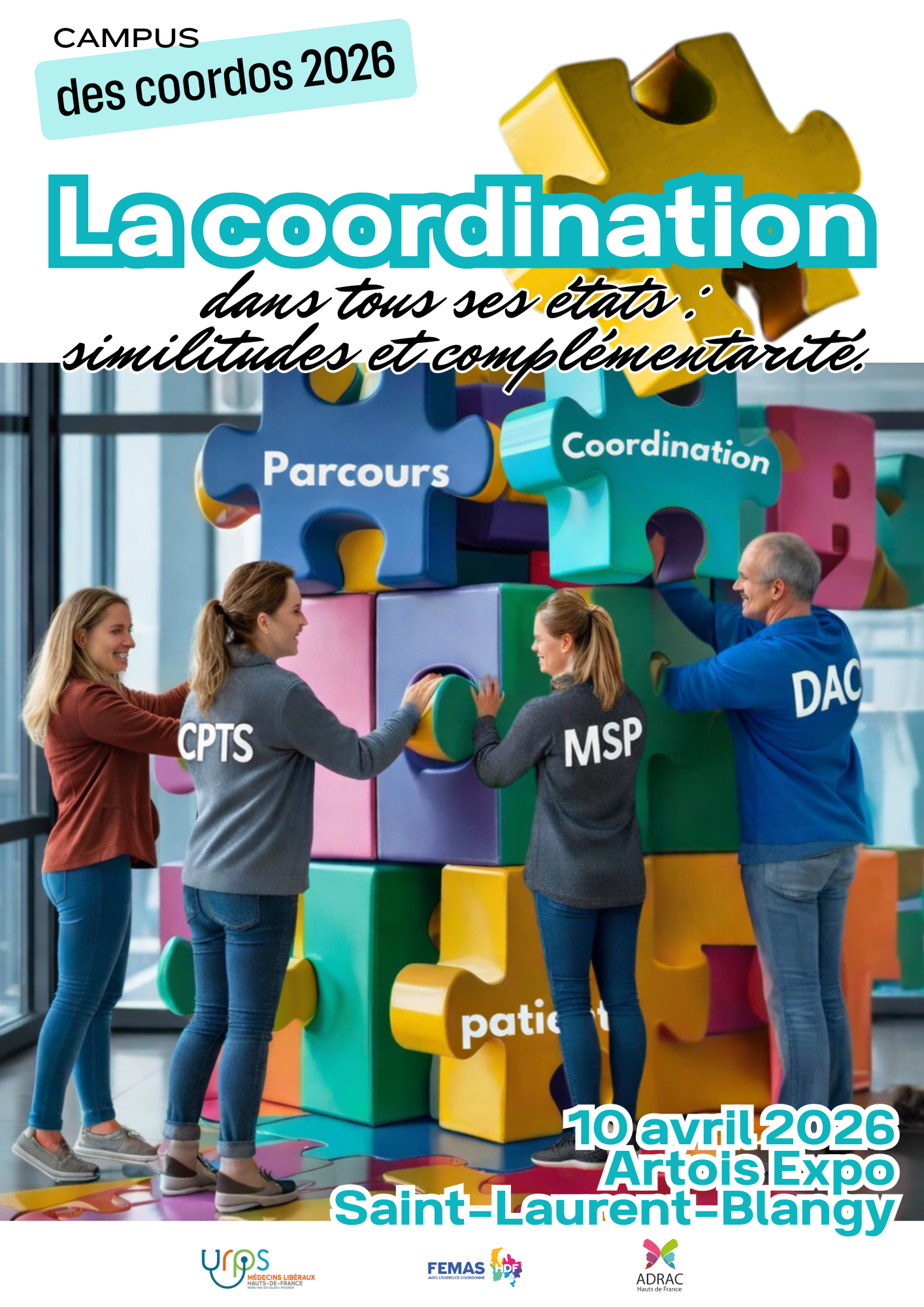 Lire la suite à propos de l’article Campus des Coordos 2026 : Unir nos forces pour décloisonner la coordination en Hauts-de-France