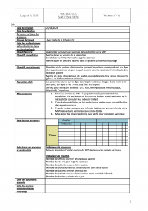 5 - Procédure vaccination - Rappels vaccinaux