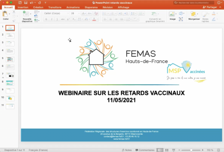 Webinaire - retards vaccinaux